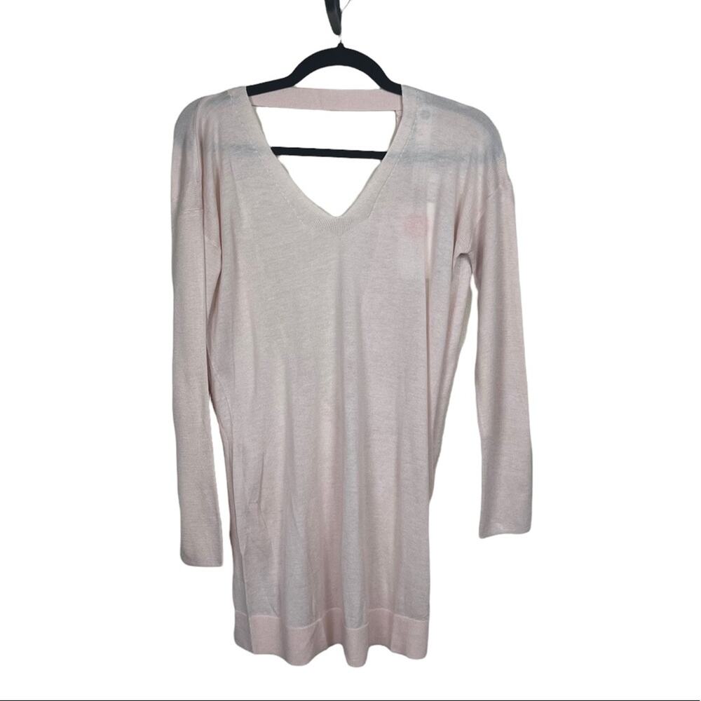 Vimmia Shavasana Reversible Long Sleeve Sweater Pink Size Small